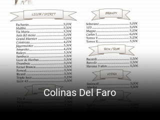 Reserve ahora una mesa en Colinas Del Faro