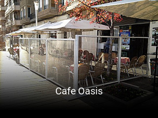 Cafe Oasis reservar mesa