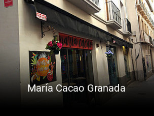 Reserve ahora una mesa en María Cacao Granada