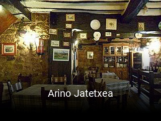 Arino Jatetxea reservar mesa