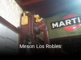 Reserve ahora una mesa en Meson Los Robles