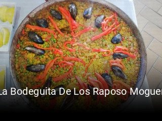 Reserve ahora una mesa en La Bodeguita De Los Raposo Moguer