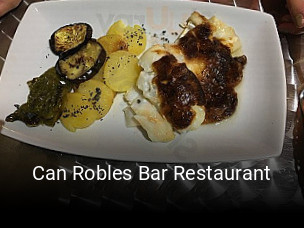 Can Robles Bar Restaurant reserva de mesa
