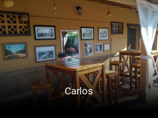 Carlos reservar mesa