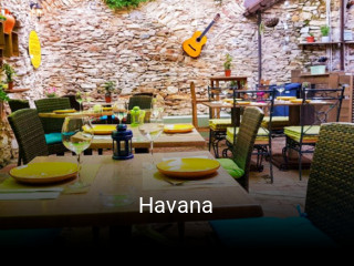 Havana reserva de mesa