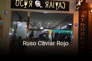 Reserve ahora una mesa en Ruso Caviar Rojo