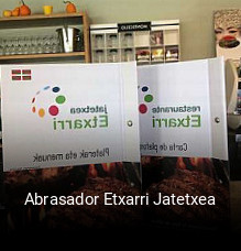 Reserve ahora una mesa en Abrasador Etxarri Jatetxea