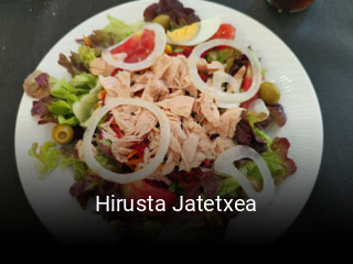 Reserve ahora una mesa en Hirusta Jatetxea