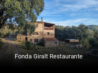 Fonda Giralt Restaurante reserva de mesa