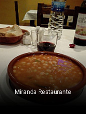 Reserve ahora una mesa en Miranda Restaurante