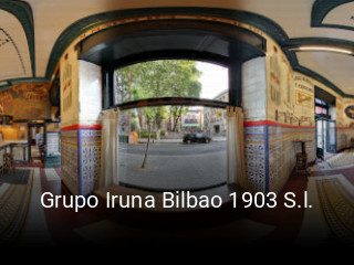 Grupo Iruna Bilbao 1903 S.l. reservar mesa