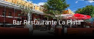 Bar Restaurante La Pista reservar mesa