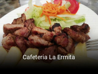 Cafeteria La Ermita reservar mesa