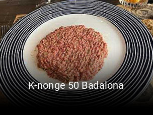 K-nonge 50 Badalona reserva de mesa