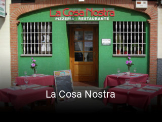 Reserve ahora una mesa en La Cosa Nostra