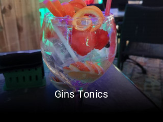 Gins Tonics reservar mesa