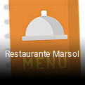 Restaurante Marsol reservar en línea