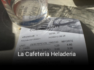 La Cafeteria Heladeria reservar en línea