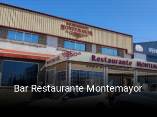 Bar Restaurante Montemayor reservar mesa