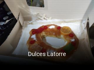 Dulces Latorre reserva de mesa