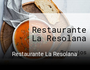 Restaurante La Resolana reserva de mesa