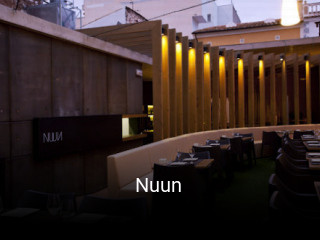 Reserve ahora una mesa en Nuun