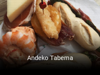Andeko Taberna reserva de mesa