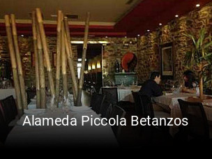 Alameda Piccola Betanzos reservar mesa