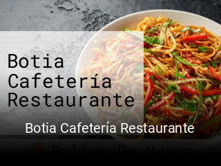 Botia Cafetería Restaurante reservar mesa