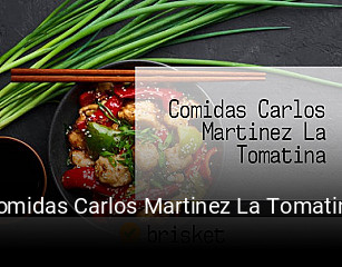 Comidas Carlos Martinez La Tomatina reserva de mesa