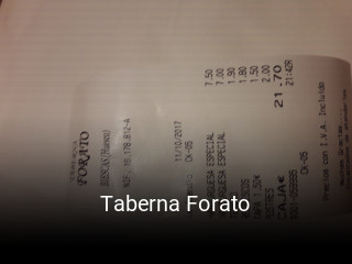 Taberna Forato reserva