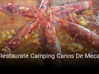Restaurate Camping Canos De Meca reserva de mesa