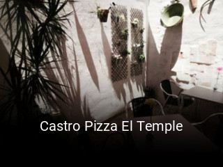 Castro Pizza El Temple reserva de mesa