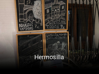 Hermosilla reservar mesa