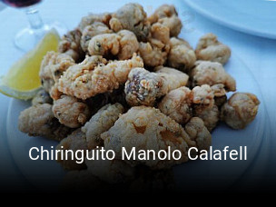 Reserve ahora una mesa en Chiringuito Manolo Calafell
