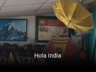 Hola India reservar en línea