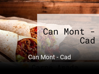 Reserve ahora una mesa en Can Mont - Cad