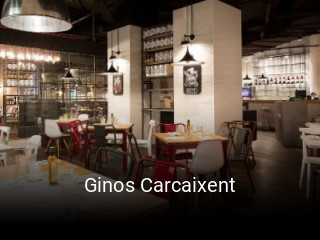 Reserve ahora una mesa en Ginos Carcaixent