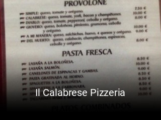 Il Calabrese Pizzeria reserva de mesa