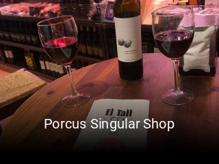 Porcus Singular Shop reservar mesa