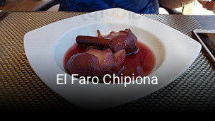El Faro Chipiona reserva de mesa