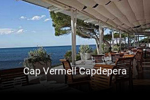Reserve ahora una mesa en Cap Vermell Capdepera