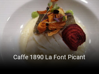 Caffe 1890 La Font Picant reserva de mesa