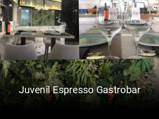 Juvenil Espresso Gastrobar reserva de mesa