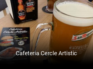 Cafeteria Cercle Artistic reservar en línea