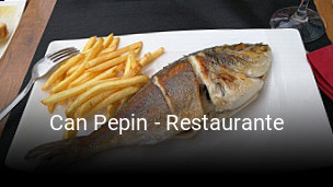 Reserve ahora una mesa en Can Pepin - Restaurante