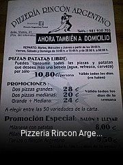Pizzeria Rincon Argentino reserva