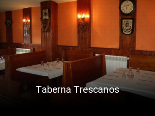 Taberna Trescanos reserva de mesa