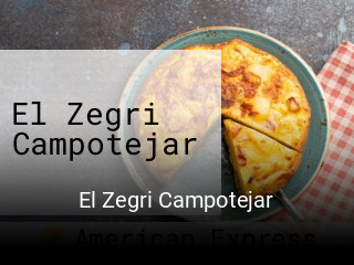 El Zegri Campotejar reserva de mesa