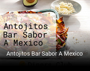 Antojitos Bar Sabor A Mexico reserva de mesa
